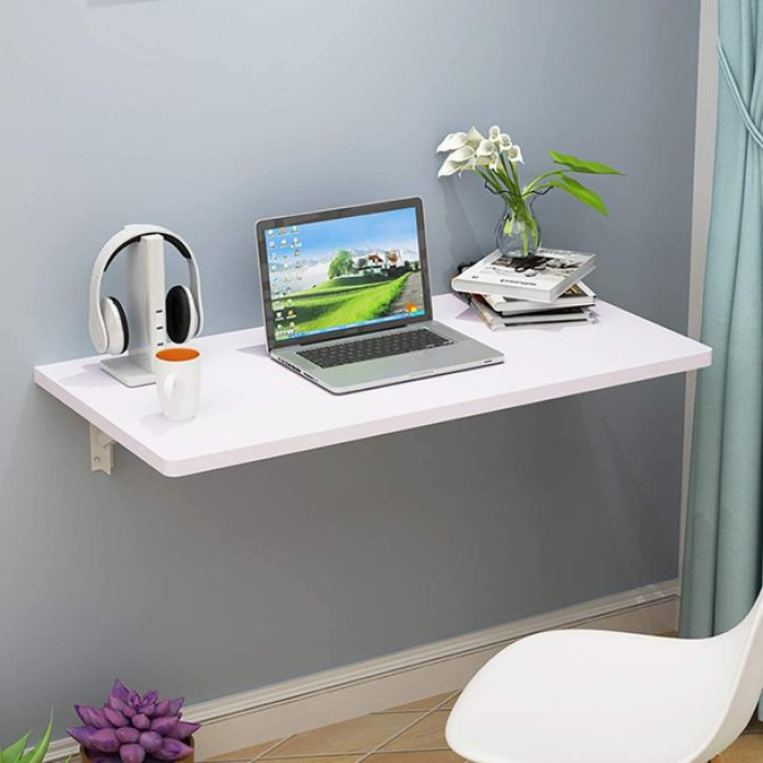 Folding wall table