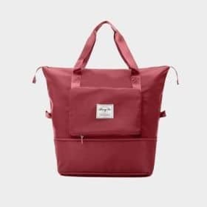 Super Large Capacity Folding Travel Bag (Red color)